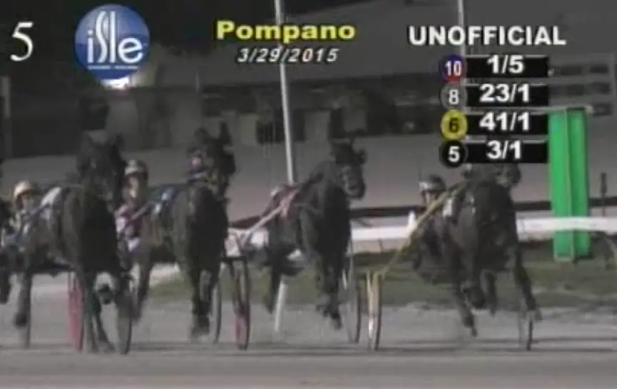 Muscle Massacre trots to a win at Pompano in 1:58.2